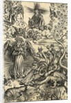 The woman of the Apocalypse and the seven-headed dragon by Anonymous