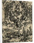 Saint John kneeling before Christ and the twenty-four elders by Anonymous