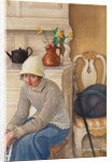 Girl with ice skates, 1917 by Anonymous