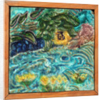 Tile with lilies, End 1890s by Anonymous