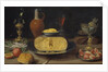 Breakfast Still Life with Cheese and Goblet by Anonymous