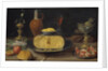 Breakfast Still Life with Cheese and Goblet by Anonymous