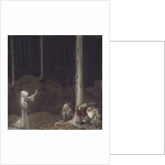 Brother Martin and Three Trolls, 1913 by Anonymous