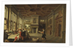 Distinguished Dinner Company in an Interior, 1631 by Anonymous
