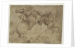 The Dragon fight, ca 1479 by Anonymous