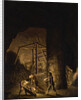 Gallery in Falun Copper Mine, ca 1784 by Anonymous
