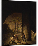 Gallery in Falun Copper Mine, ca 1784 by Anonymous