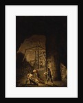 Gallery in Falun Copper Mine, ca 1784 by Anonymous