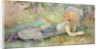 Reclining shepherdess, 1891 by Anonymous