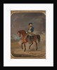 Portrait of the King Charles XII of Sweden on horseback, 1863 by Anonymous