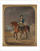 Portrait of the King Charles XII of Sweden on horseback, 1863 by Anonymous