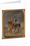 Portrait of the King Charles XII of Sweden on horseback, 1863 by Anonymous