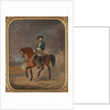 Portrait of the King Charles XII of Sweden on horseback, 1863 by Anonymous