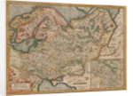 Russia cum Confinijs. Map of Russia, ca 1595 by Anonymous