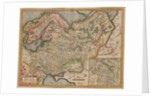 Russia cum Confinijs. Map of Russia, ca 1595 by Anonymous