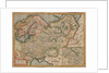 Russia cum Confinijs. Map of Russia, ca 1595 by Anonymous