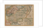 Russia cum Confinijs. Map of Russia, ca 1595 by Anonymous