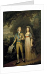 Portrait of Gustav IV Adolf of Sweden and Frederica Dorothea Wilhelmina of Baden (1781-1 by Anonymous
