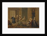 Gustavian Style Interior with a Musical Party, 1779 by Anonymous