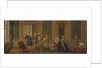 Gustavian Style Interior with a Musical Party, 1779 by Anonymous