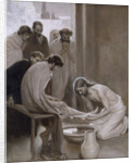 Christ washing the Feet of the Disciples, 1898 by Anonymous