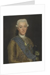 Portrait of King Gustav III of Sweden, 1775 by Anonymous