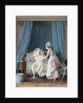 Lady Getting out of Bed, 1776 by Anonymous