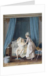Lady Getting out of Bed, 1776 by Anonymous