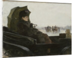 Lady in a landau carriage, Paris, 1882-1883 by Anonymous