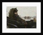 Lady in a landau carriage, Paris, 1882-1883 by Anonymous