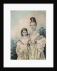 Portrait of Sisters Sofia Petrovna and Alexandra Petrovna Ushakov, 1830s by Anonymous