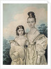 Portrait of Sisters Sofia Petrovna and Alexandra Petrovna Ushakov, 1830s by Anonymous