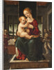 The Virgin and Child with Two Angels, Late 15th cen by Anonymous