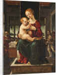 The Virgin and Child with Two Angels, Late 15th cen by Anonymous