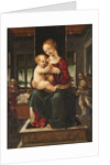 The Virgin and Child with Two Angels, Late 15th cen by Anonymous
