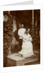 Tsar Nicholas II and Empress Alexandra Fyodorovna with their second daughter, Grand Duchess Tatyana, by Anonymous