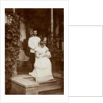 Tsar Nicholas II and Empress Alexandra Fyodorovna with their second daughter, Grand Duchess Tatyana, by Anonymous