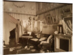 Boudoir of Empress Alexandra Fyodorovna after the Storming the Winter Palace, 1917 by Anonymous
