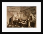 Boudoir of Empress Alexandra Fyodorovna after the Storming the Winter Palace, 1917 by Anonymous