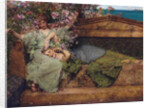 In a rose garden, 1890 by Anonymous