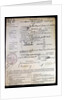 The official death sentence of Mata Hari, 1917 by Anonymous