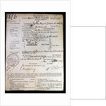 The official death sentence of Mata Hari, 1917 by Anonymous