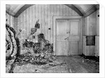 Cellar of Ipatiev house in Yekaterinburg, after the Execution of the Imperial Family in the night on by Anonymous