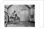 Cellar of Ipatiev house in Yekaterinburg, after the Execution of the Imperial Family in the night on by Anonymous