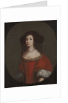 Portrait of princess Maria Amalia of Courland, Landgravine of Hesse-Kassel by Anonymous