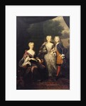 Landgravine Marie Louise of Hesse-Kassel, Princess of Orange, with children by Anonymous