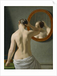 Nude from behind (Morning toilet), 1841 by Anonymous