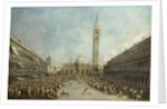 Doge Alvise IV Mocenigo appears on St. Marks Square, ca 1776 by Anonymous