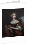 Portrait of Countess Sophie Amalie of Nassau-Siegen, Duchess of Courland by Anonymous