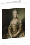 Portrait of Sophia Magdalena of Denmark, Queen of Sweden, 1766 by Anonymous